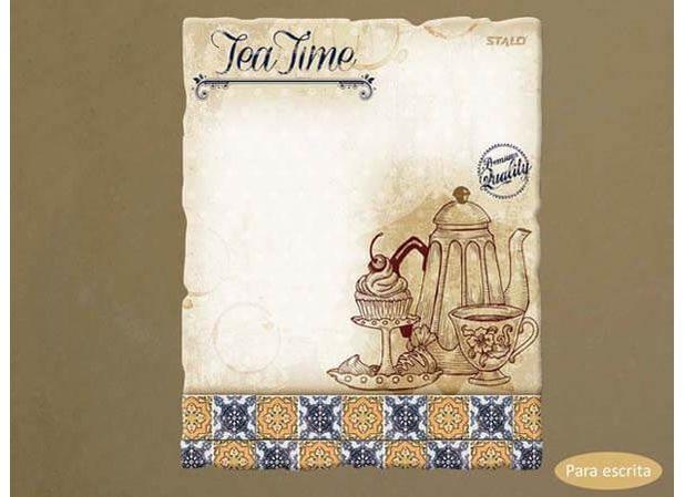 Quadro Lousa Branco 35 x 44 cm Tea Time Decor Stalo - STA 016 Menor preço em Quadro Lousa Branco 35 x 44 cm Tea Time Decor Stalo - STA 016