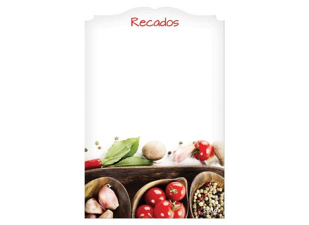 Quadro Lousa Branco 35 x 53 cm Recados Decor Stalo - STA 008 Menor preço em Quadro Lousa Branco 35 x 53 cm Recados Decor Stalo - STA 008
