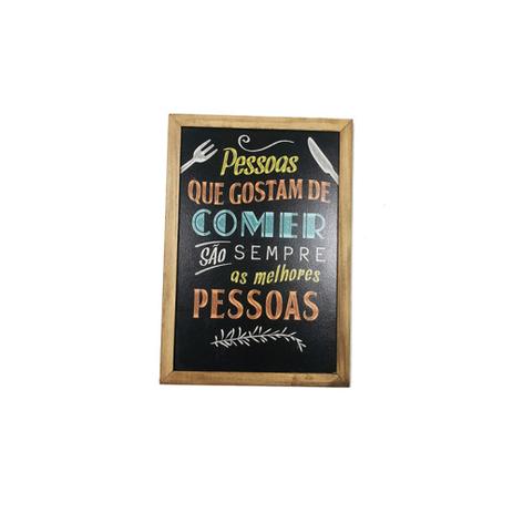 Quadro Madeira Mdf 20X30 C/ Moldura e Acab. Melhores Pessoas - Maisaz Menor preço em Quadro Madeira Mdf 20X30 C/ Moldura e Acab. Melhores Pessoas - Maisaz