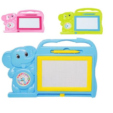 Quadro magico lousa infantil com reloginho educativo elefante crianças e bebe - Gimp é boa?