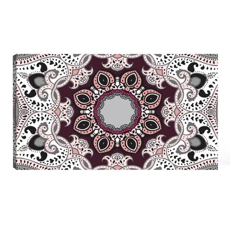 Quadro Mandala Vinho 55x100cm - Uniart Menor preço em Quadro Mandala Vinho 55x100cm - Uniart