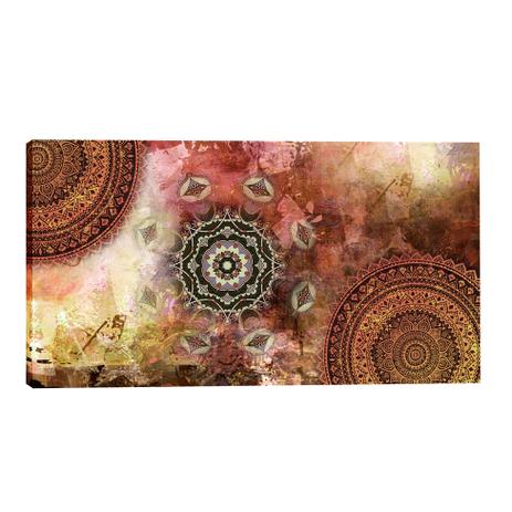 Quadro Mandalas Terra 55x100cm - Uniart Menor preço em Quadro Mandalas Terra 55x100cm - Uniart