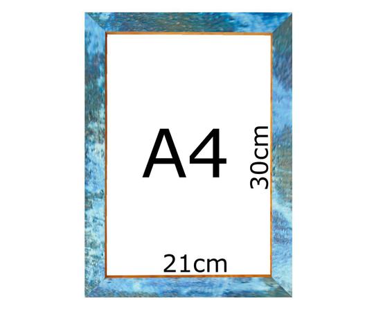 Quadro Moldura A4 (21x30) Azul Em Madeira Com Vidro - Garimpo mineiro Menor preço em Quadro Moldura A4 (21x30) Azul Em Madeira Com Vidro - Garimpo mineiro