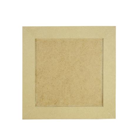 Quadro Moldura C/ Borda Artesanato 25x25 Mdf Madeira Cru - Atacadão do artesanato mdf Menor preço em Quadro Moldura C/ Borda Artesanato 25x25 Mdf Madeira Cru - Atacadão do artesanato mdf