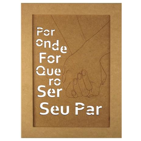 Quadro Moldura em MDF Retangular 34,5x25,5cm Por Onde For - Palácio da Arte é ruim? Quadro Moldura em MDF Retangular 34,5x25,5cm Por Onde For - Palácio da Arte é boa?