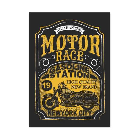QUADRO MOTOR RACE - TAMANHO A4 - Placa Decorativa - MDF - Pôster no quadro é boa?