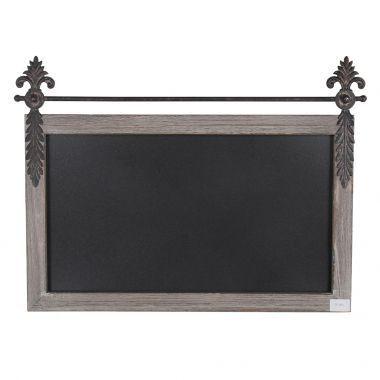 Quadro negro decorativo com moldura de madeira 70,5cm x 51,5 - BTC Decor Menor preço em Quadro negro decorativo com moldura de madeira 70,5cm x 51,5 - BTC Decor