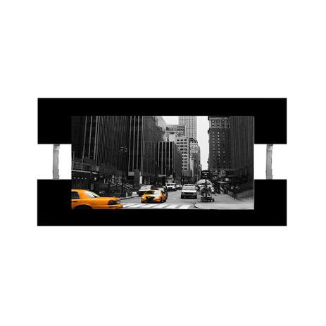 Menor preço em Quadro Nova York Preto 60x115cm - Uniart