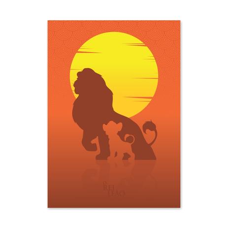 QUADRO O REI LEÃO - TAMANHO A2 - Placa Decorativa - MDF - Pôster no quadro Menor preço em QUADRO O REI LEÃO - TAMANHO A2 - Placa Decorativa - MDF - Pôster no quadro