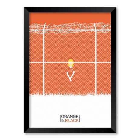QUADRO ORANGE IS THE NEW BLACK - TAMANHO A2 - Moldura Preta Sem Acrílico - Pôster no quadro Menor preço em QUADRO ORANGE IS THE NEW BLACK - TAMANHO A2 - Moldura Preta Sem Acrílico - Pôster no quadro
