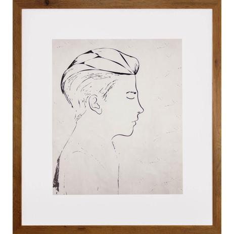 Quadro para Closet Homem de Perfil 65x75cm - Decore pronto é boa?
