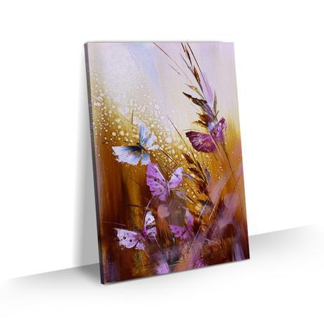 Quadro Para Sala Grande Borboletas Abstrato Decorativo 90x60 - Bimper Menor preço em Quadro Para Sala Grande Borboletas Abstrato Decorativo 90x60 - Bimper