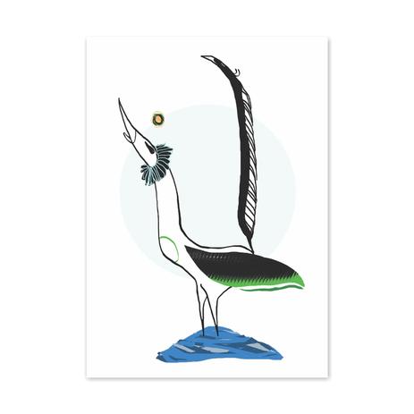 QUADRO PÁSSARO COM PÉS NA ÁGUA - TAMANHO A3 - Placa Decorativa - MDF - Pôster no quadro Menor preço em QUADRO PÁSSARO COM PÉS NA ÁGUA - TAMANHO A3 - Placa Decorativa - MDF - Pôster no quadro