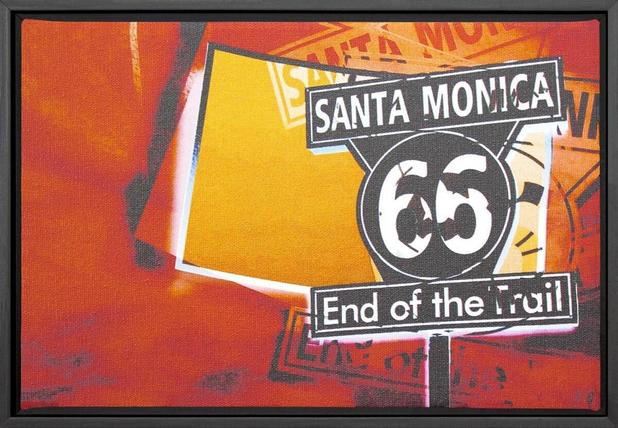 Quadro Pequeno Decorativo Tela Canvas com Moldura Placa Route 66 - 30x20cm - Decore pronto Menor preço em Quadro Pequeno Decorativo Tela Canvas com Moldura Placa Route 66 - 30x20cm - Decore pronto