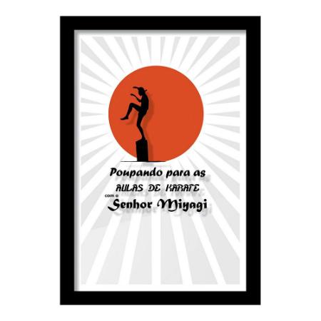 Quadro Porta Dinheiro Miyagi - Beek Menor preço em Quadro Porta Dinheiro Miyagi - Beek