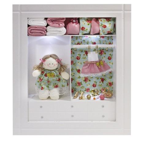 Quadro Porta Maternidade Closet - Floral Rosa - Nita baby Menor preço em Quadro Porta Maternidade Closet - Floral Rosa - Nita baby