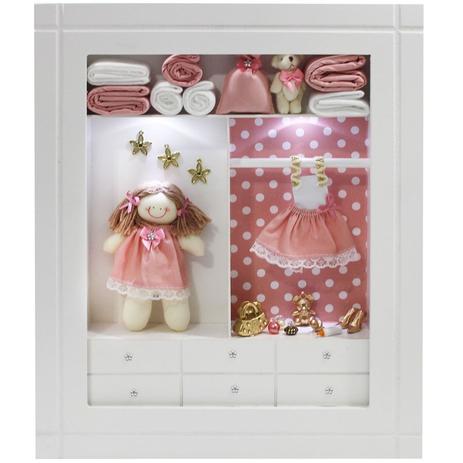 Quadro Porta Maternidade Closet - Rose - Nita baby Menor preço em Quadro Porta Maternidade Closet - Rose - Nita baby