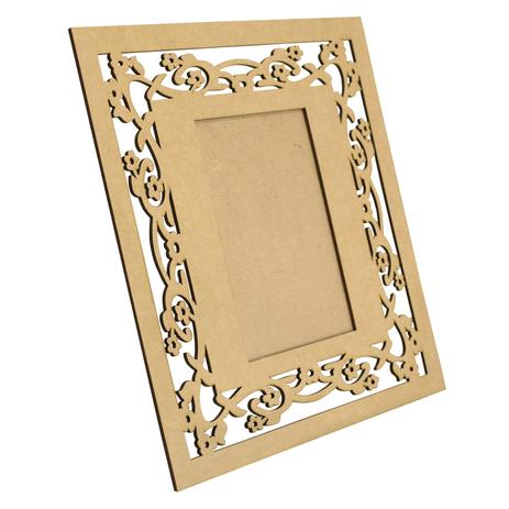 Quadro Porta Retrato Florido 26x24 Laser Mdf Madeira - Atacadão Do Artesanato Mdf Menor preço em Quadro Porta Retrato Florido 26x24 Laser Mdf Madeira - Atacadão Do Artesanato Mdf