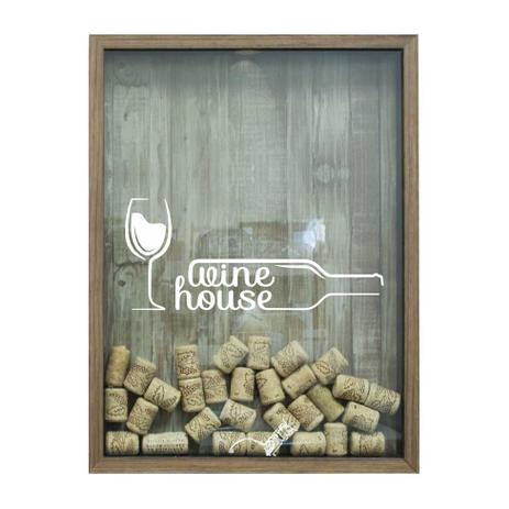 Quadro Porta Rolhas 32x42x4Cm Wine House Natural I - Kapos é ruim? Quadro Porta Rolhas 32x42x4Cm Wine House Natural I - Kapos é boa?