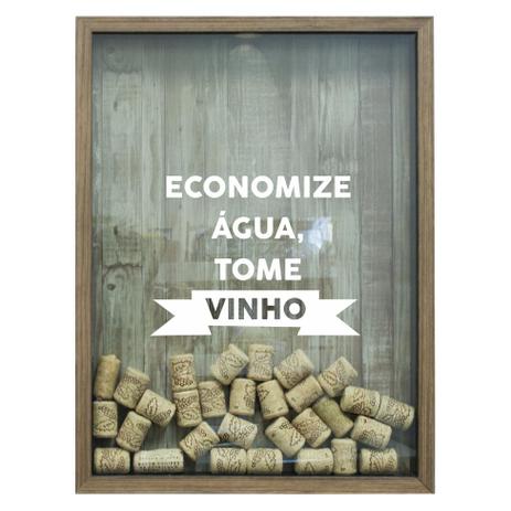 Quadro Porta Rolhas De Vinho Economize Água Natural - Kapos é boa?
