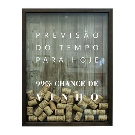 Quadro Porta Rolhas Previsao Do Tempo Betume - Kapos Menor preço em Quadro Porta Rolhas Previsao Do Tempo Betume - Kapos
