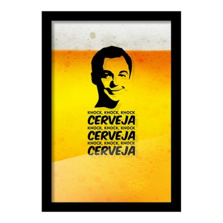 Quadro Porta Tampinha de Cerveja ”Cerveja-Cerveja-Cerveja” - Beek é boa?
