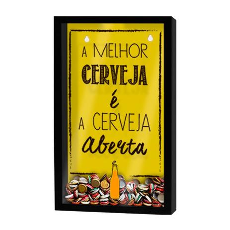 Quadro Porta Tampinhas Cerveja Aberta - Geguton é boa?