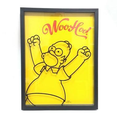 Quadro Porta Tampinhas de Cerveja Homer Simpson - Woohoo! - Zona criativa é boa?