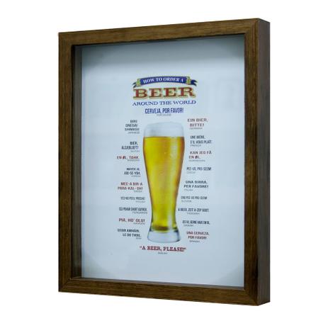 Quadro Porta Tampinhas How To Order 22X27Cm Natural - Kapos é boa?