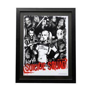 Quadro poster vidro/madeira passepartout wb sq harley quinn with bad guys preto 31x2.3x39cm - Urban Menor preço em Quadro poster vidro/madeira passepartout wb sq harley quinn with bad guys preto 31x2.3x39cm - Urban