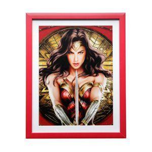 Quadro poster vidro/madeira passepartout wb ww sword on hands red frame colorido 31x2.3x39cm - Urban Menor preço em Quadro poster vidro/madeira passepartout wb ww sword on hands red frame colorido 31x2.3x39cm - Urban