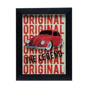 Quadro poster vidro/madeira vw fusca original fd amarelo 26x2.2x33.7cm - Urban Menor preço em Quadro poster vidro/madeira vw fusca original fd amarelo 26x2.2x33.7cm - Urban