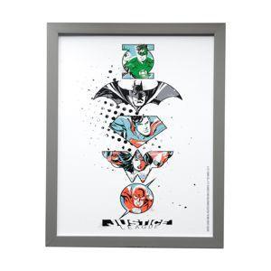 Quadro poster vidro/madeira wb jl core faces and heroes fd branco 31x2,3x39cm - Urban Menor preço em Quadro poster vidro/madeira wb jl core faces and heroes fd branco 31x2,3x39cm - Urban