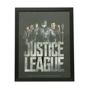 Quadro poster vidro/madeira wb jl movie all characters preto 31x2.3x39cm - Urban Menor preço em Quadro poster vidro/madeira wb jl movie all characters preto 31x2.3x39cm - Urban
