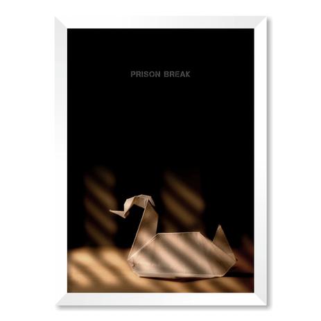 QUADRO PRISON BREAK - TAMANHO A2 - Moldura Branca Com Acrílico - Pôster no quadro Menor preço em QUADRO PRISON BREAK - TAMANHO A2 - Moldura Branca Com Acrílico - Pôster no quadro