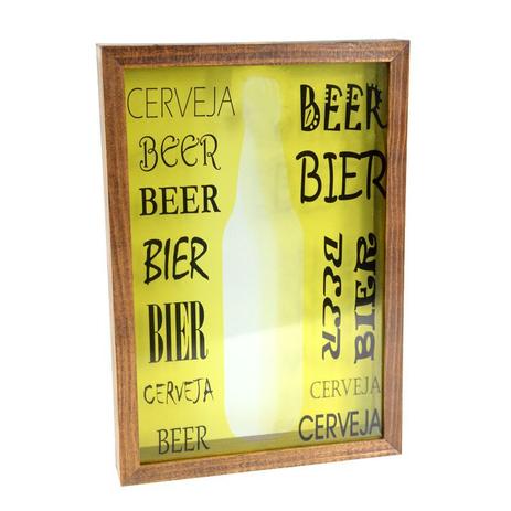 Quadro Prolab Gift Porta Tampas e/ou Lacres Beer Tabaco Menor preço em Quadro Prolab Gift Porta Tampas e/ou Lacres Beer Tabaco