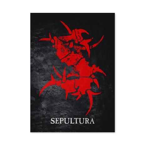 QUADRO SEPULTURA - TAMANHO A4 - Placa Decorativa - MDF - Pôster no quadro é boa?