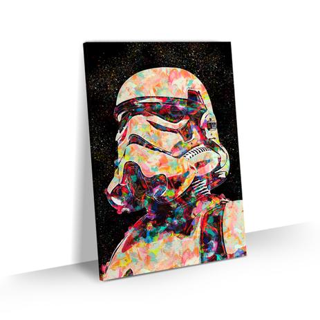Quadro Star Wars Grande Stormtrooper Colorido Tela 90x60 - Bimper Menor preço em Quadro Star Wars Grande Stormtrooper Colorido Tela 90x60 - Bimper