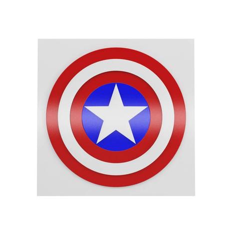 Quadro Super Heroi Capitão America - Tommy Design Menor preço em Quadro Super Heroi Capitão America - Tommy Design
