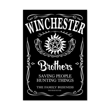 QUADRO SUPERNATURAL - TAMANHO A4 - Placa Decorativa - MDF - Pôster no quadro Menor preço em QUADRO SUPERNATURAL - TAMANHO A4 - Placa Decorativa - MDF - Pôster no quadro