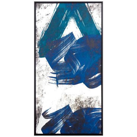 Quadro Tela Canvas Abstrata com Moldura Preta 50x100cm - Decore pronto Menor preço em Quadro Tela Canvas Abstrata com Moldura Preta 50x100cm - Decore pronto