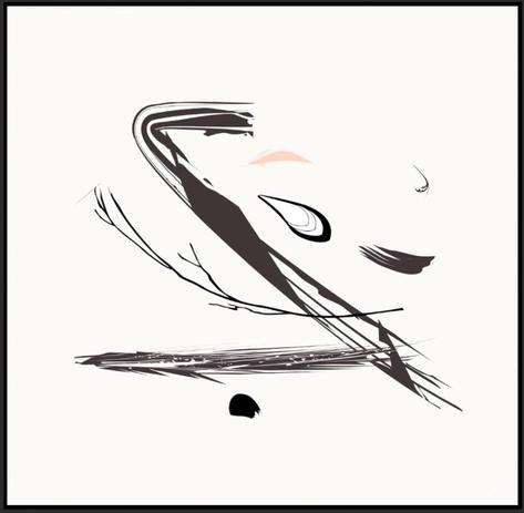 Quadro Tela Decorativa com Moldura em Preto e Branco Abstrata 130x130cm - Decore pronto Menor preço em Quadro Tela Decorativa com Moldura em Preto e Branco Abstrata 130x130cm - Decore pronto