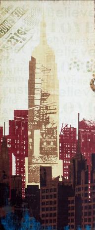 Quadro Tela Decorativa New York Arranha céu Empire State Building 50x120cm - Decore pronto Menor preço em Quadro Tela Decorativa New York Arranha céu Empire State Building 50x120cm - Decore pronto