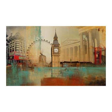 Quadro Tela Impressa Londres -Torre Big Ben 100x60cm - Decore pronto é boa?