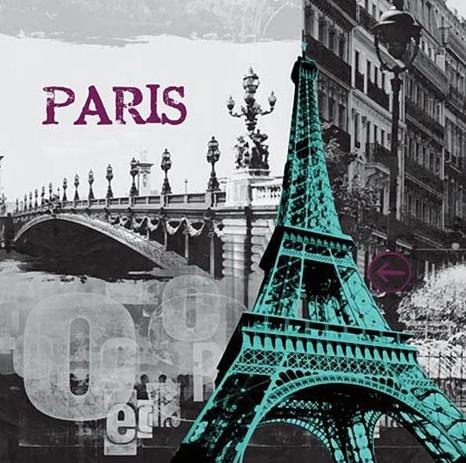 Quadro Tela Impressa Paris - Torre Eiffel 60x60cm - Decore pronto Menor preço em Quadro Tela Impressa Paris - Torre Eiffel 60x60cm - Decore pronto