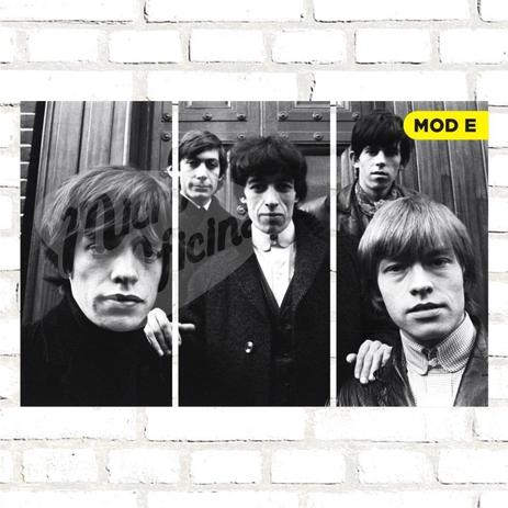 Quadro Triplo Decorativo - Rolling Stones - Modelo E - Micro oficina Menor preço em Quadro Triplo Decorativo - Rolling Stones - Modelo E - Micro oficina