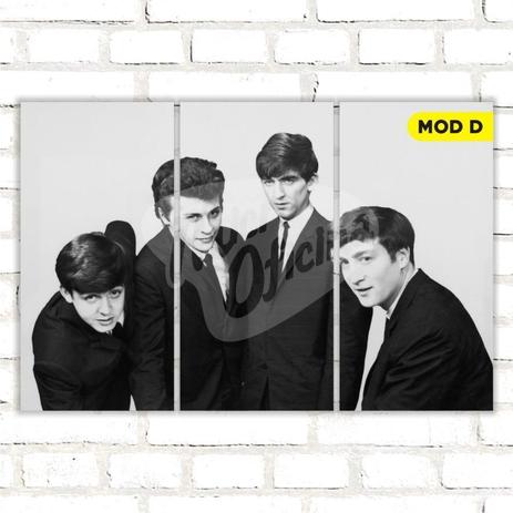 Quadro Triplo Decorativo - The Beatles - Modelo D - Micro oficina Menor preço em Quadro Triplo Decorativo - The Beatles - Modelo D - Micro oficina