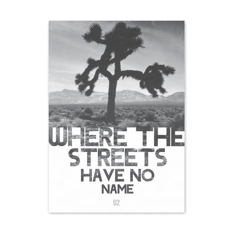 QUADRO U2 - WHERE THE STREETS HAVE NO NAME - TAMANHO A4 - Placa Decorativa - MDF - Pôster no quadro Menor preço em QUADRO U2 - WHERE THE STREETS HAVE NO NAME - TAMANHO A4 - Placa Decorativa - MDF - Pôster no quadro