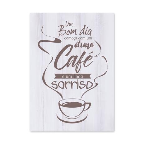 QUADRO UM BOM DIA - TAMANHO A4 - Placa Decorativa - MDF - Pôster no quadro é boa?