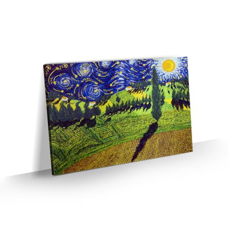 Quadro Van Gogh Girassóis Campo Decorativo Sala Quarto 60x40 - Bimper Menor preço em Quadro Van Gogh Girassóis Campo Decorativo Sala Quarto 60x40 - Bimper